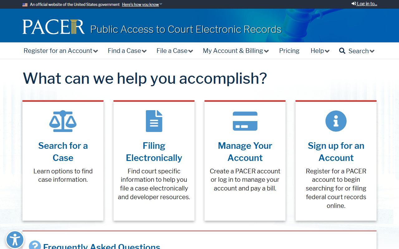 Owyhee County District Court PACER federal records portal