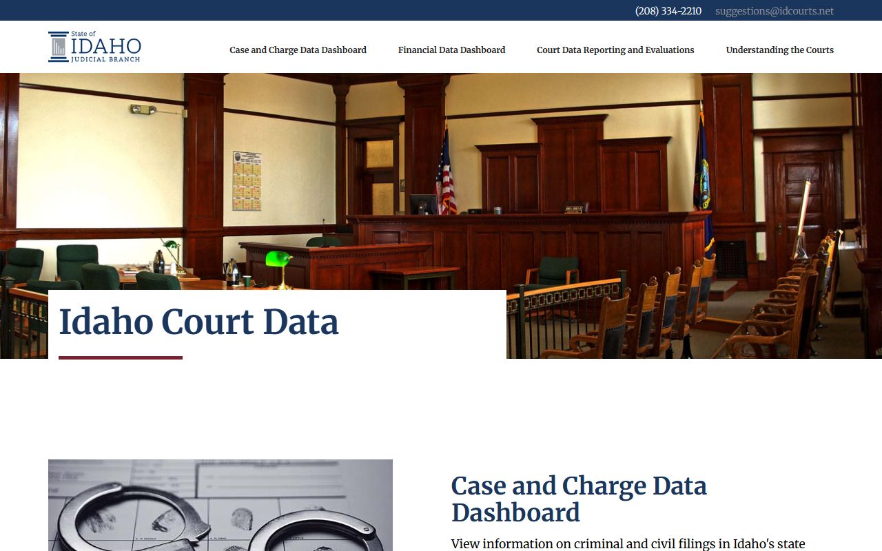 Owyhee County court records Idaho Court Data dashboard